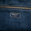 Secondhand Prada Large Denim Canapa Logo Tote