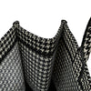 Dior Large Canvas Houndstooth Embroidered Book Tote Secondhand