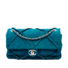 Chanel Suede Goatskin Diamond Fringe Flap Secondhand