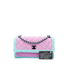Chanel CC Quilted Bicolor Tweed Flap Secondhand