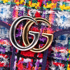 Secondhand Gucci Medium GG Marmont Tweed Shoulder Bag