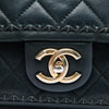 Chanel CC Quilted Iridescent Calfskin Whipstitch Single Flap Secondhand