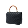 Chanel Quilted Lambskin Knock on Wood Satchel Secondhand