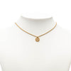 Dior Gold Plated CD Logo Pendant Necklace Secondhand
