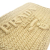 Prada Yarn Effect Raffia Crochet Brique Crossbody Secondhand