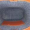 Celine Small Denim Cuir Triomphe Bucket Bag Secondhand