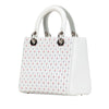 Dior Medium Calfskin Embroidered Flower Lady Dior Secondhand