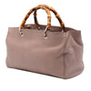Gucci Medium Calfskin Bamboo Shopper Satchel Secondhand