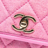 Chanel Small CC Quilted Denim Messenger Flap Secondhand