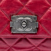 Chanel Quilted Glazed Calfskin Convertible Boy Top Handle Bag Secondhand