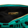 Miu Miu Pleated Nylon Playing Card Print Clutch Secondhand