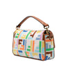 Fendi Zucca Embroidered Canvas Baguette Satchel Secondhand