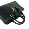Saint Laurent Leather Monogram Cabas Satchel Secondhand