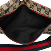 Secondhand Gucci GG Canvas Web Double Pocket Belt Bag