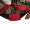 Secondhand Gucci GG Canvas Web Double Pocket Belt Bag