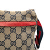Secondhand Gucci GG Canvas Web Double Pocket Belt Bag