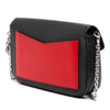 Secondhand Dior Tricolor Leather Turn Lock Wallet on Chain