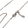Chanel CC Brass Acrylic and Strass Pendant Necklace Secondhand
