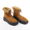 MARIA LUCA Emma Shearling Boots in Camel, Size 37 EU Secondhand