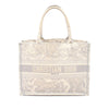 Dior Medium Toile de Jouy Reverse Embroidered Canvas Book Tote Secondhand