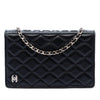 Chanel Quilted Lambskin Book Wallet On Chain Secondhand
