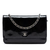 Chanel CC Patent Wallet On Chain Secondhand