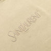 Secondhand Saint Laurent Fleece Embroidered Logo Tote