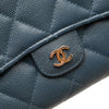 Chanel CC Quilted Caviar Classic Flap Wallet Secondhand