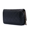 Secondhand Chanel Quilted Lambskin Boy Wallet On Chain
