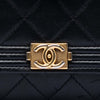 Secondhand Chanel Quilted Lambskin Boy Wallet On Chain