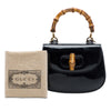 Secondhand Gucci Mini Patent Bamboo 1947 Top Handle Bag
