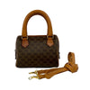 Celine Macadam Coated Canvas Satchel Secondhand