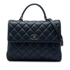 Secondhand Chanel Large Lambskin Trendy CC Top Handle Flap