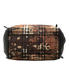 Burberry Small Haymarket Check Canvas and Calfskin Camouflage Canterbury Tote Secondhand