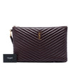 Saint Laurent Chevron Calfskin Cassandre Document Holder Secondhand