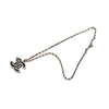 Chanel CC Brass Enamel Pendant Necklace Secondhand