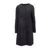 Secondhand Roberta Furlanetto Coat with Honeycomb Embroidery - '10s