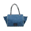 Secondhand Valentino Rockstud 2-Way Denim Bag - '00s