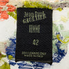 Secondhand Jean Paul Gaultier Embroidered Mesh Printed Dress - '10s