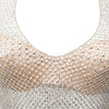 Secondhand La Perla Crystal Mesh Halterneck Top - '00s