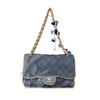 Secondhand Chanel Paris-Dubai Denim Flap Bag - '10s