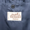 Secondhand Hermès Double Breasted Overcoat with Fur - '90s