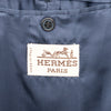 Secondhand Hermès Double Breasted Overcoat with Fur - '90s