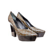 Secondhand Jil Sander Crocodile Print Pumps - '10s