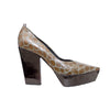 Secondhand Jil Sander Crocodile Print Pumps - '10s
