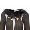 Secondhand Valentino Boutique Feather Trim Top - '80s