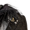 Secondhand Valentino Boutique Feather Trim Top - '80s