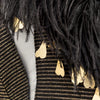 Secondhand Valentino Boutique Feather Trim Top - '80s