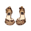Secondhand Dolce & Gabbana Animal Print Strappy Heels - '00s