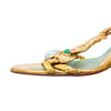 Secondhand Fendi Turquoise Rhinestone Heels - '90s